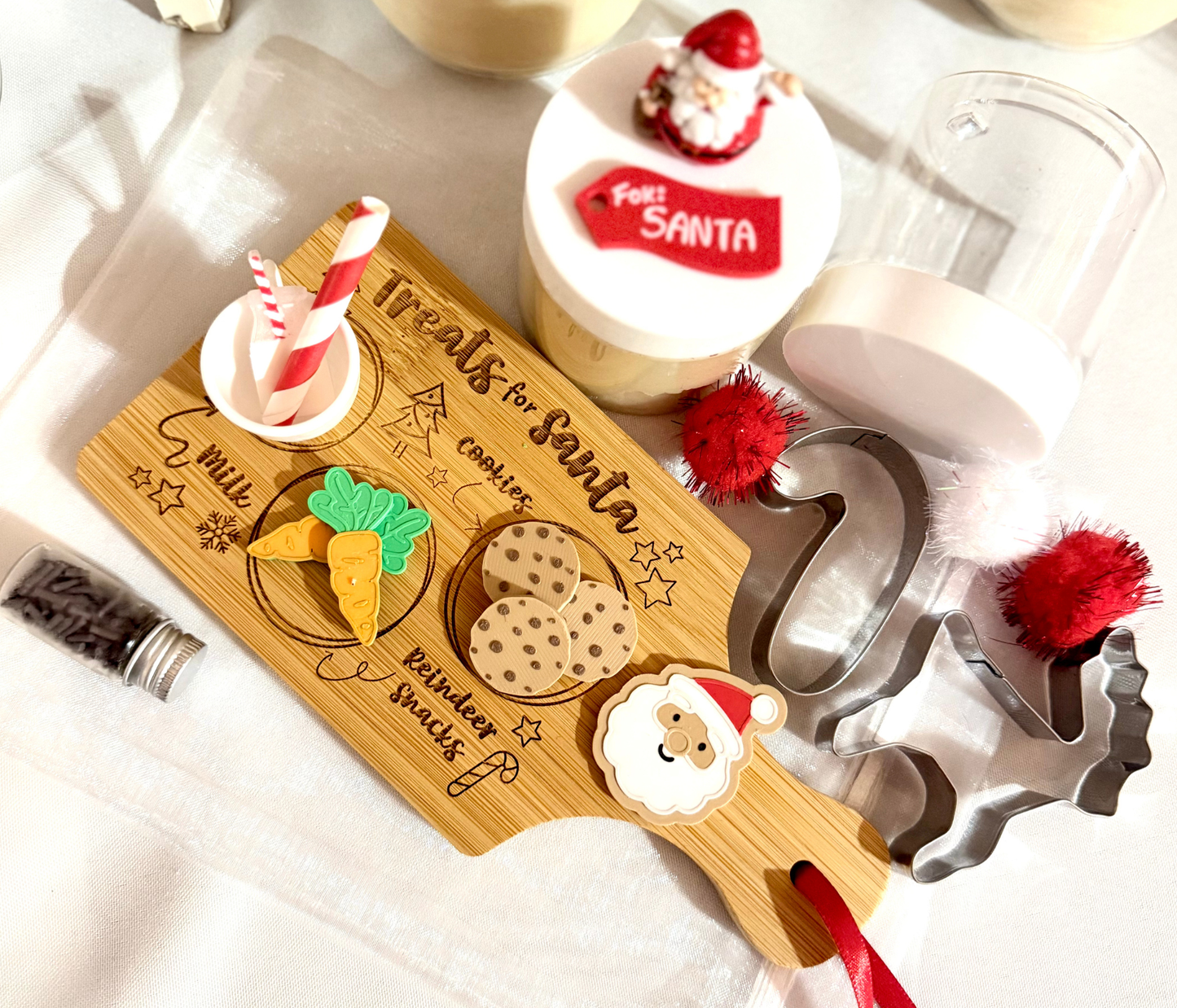 Milk & Cookies for Santa Set