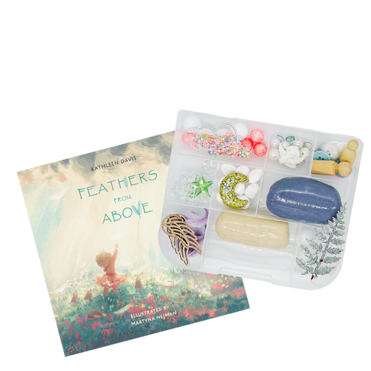 Feathers From Above Book + Mini Bin Bundle