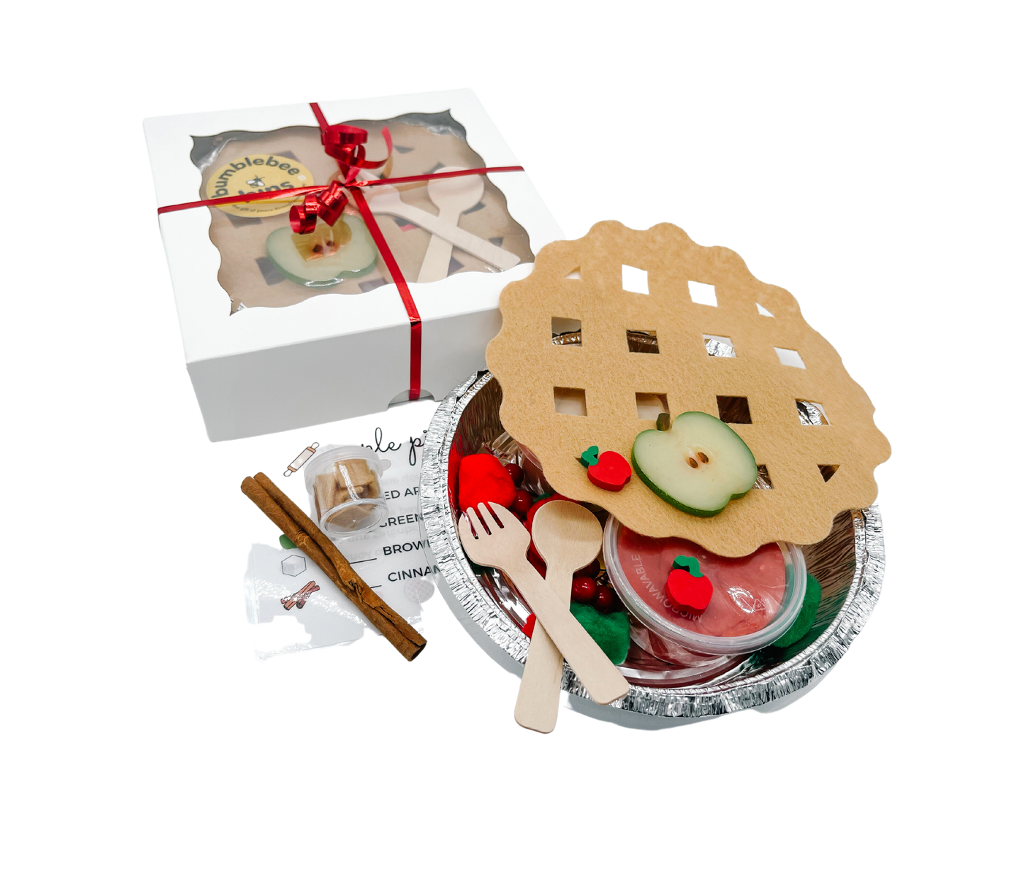 Apple Pie Play Dough Bundle (2-pack, 4-pack)