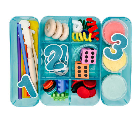 Toddler Numbers Bin