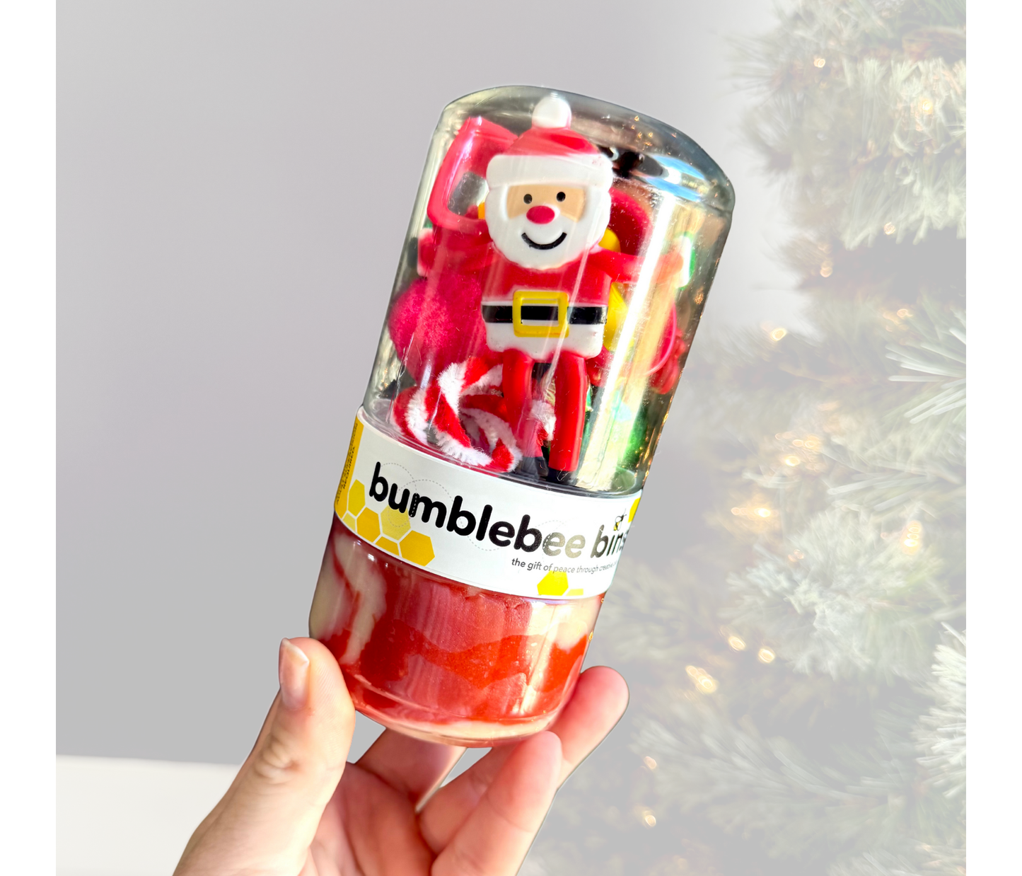 Santa & Rudolph Toddler Jar