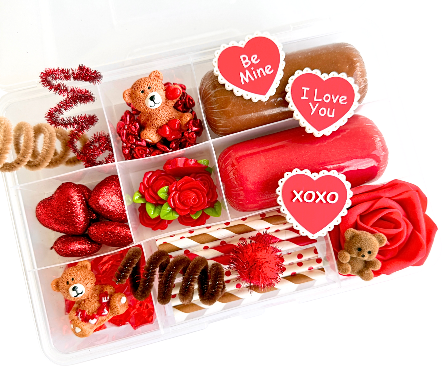 I LOVE YOU BEARY MUCH Medium Bin