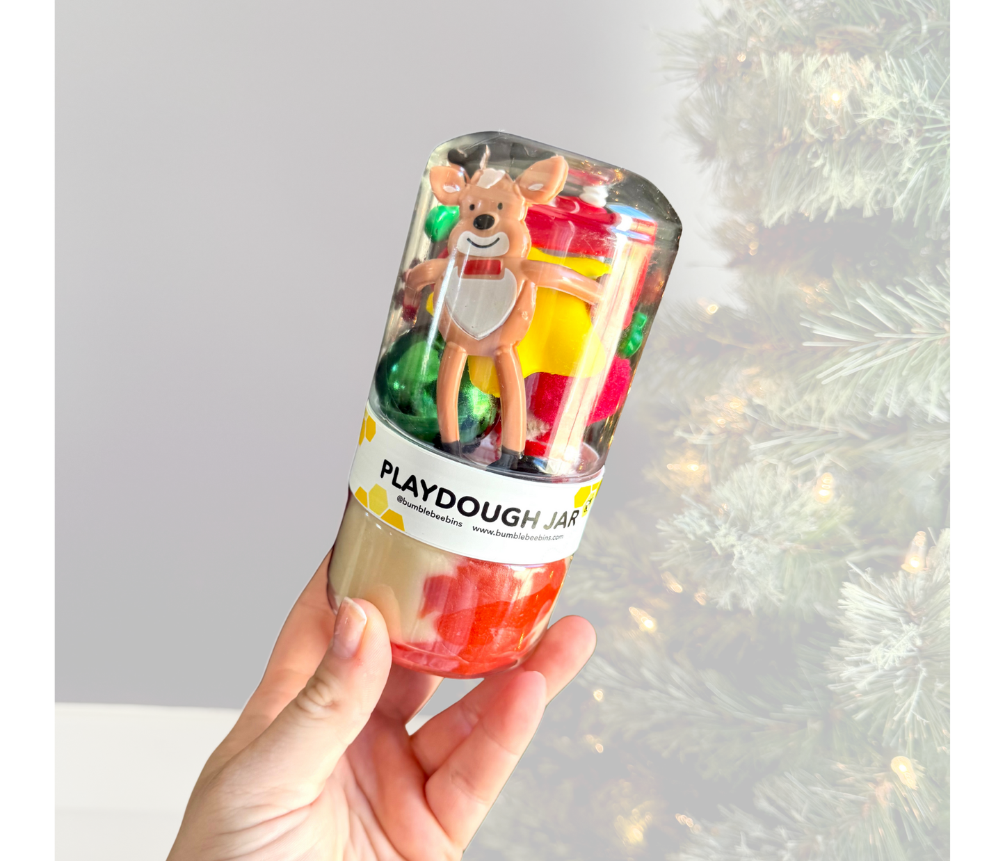 Santa & Rudolph Toddler Jar