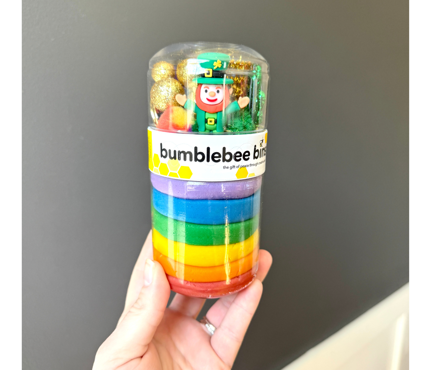 St. Patrick’s Day Double Sided Jar